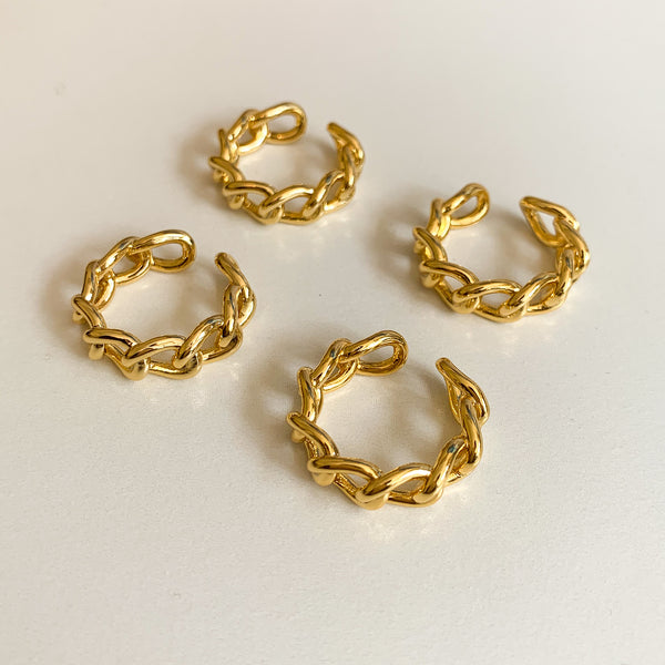 Joey Chain Ring - Gold
