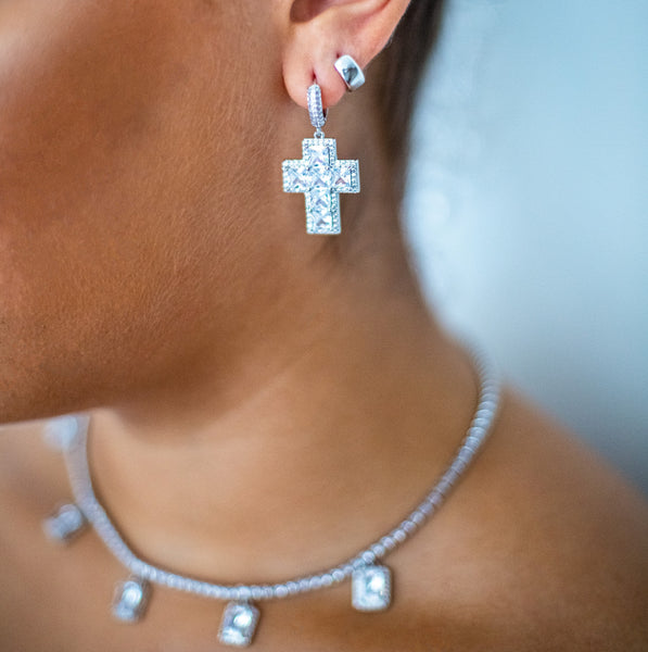 Augusta Micro Hoop Earrings - Silver