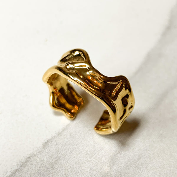 Venus Irregular Ring - Gold