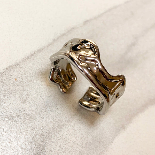 Venus Irregular Ring - Silver