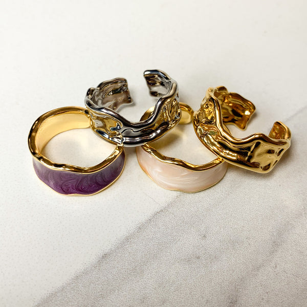 Nova Irregular Ring (Cream)