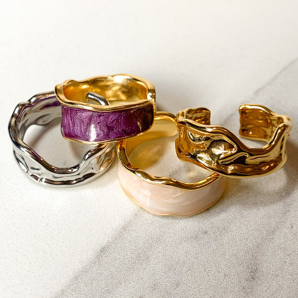 Nova Irregular Ring (Cream)