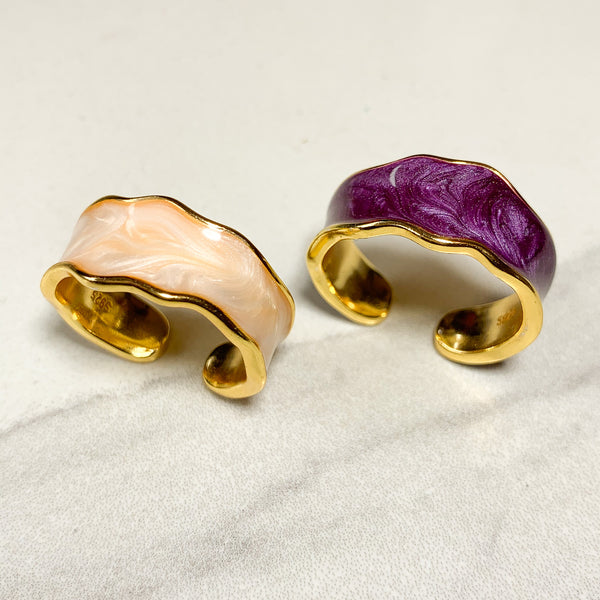 Nova Irregular Ring (Cream)