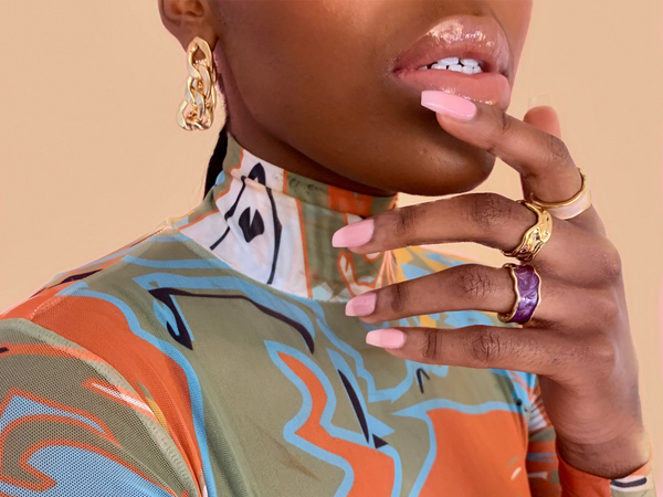 Nebula Irregular Ring (Purple)