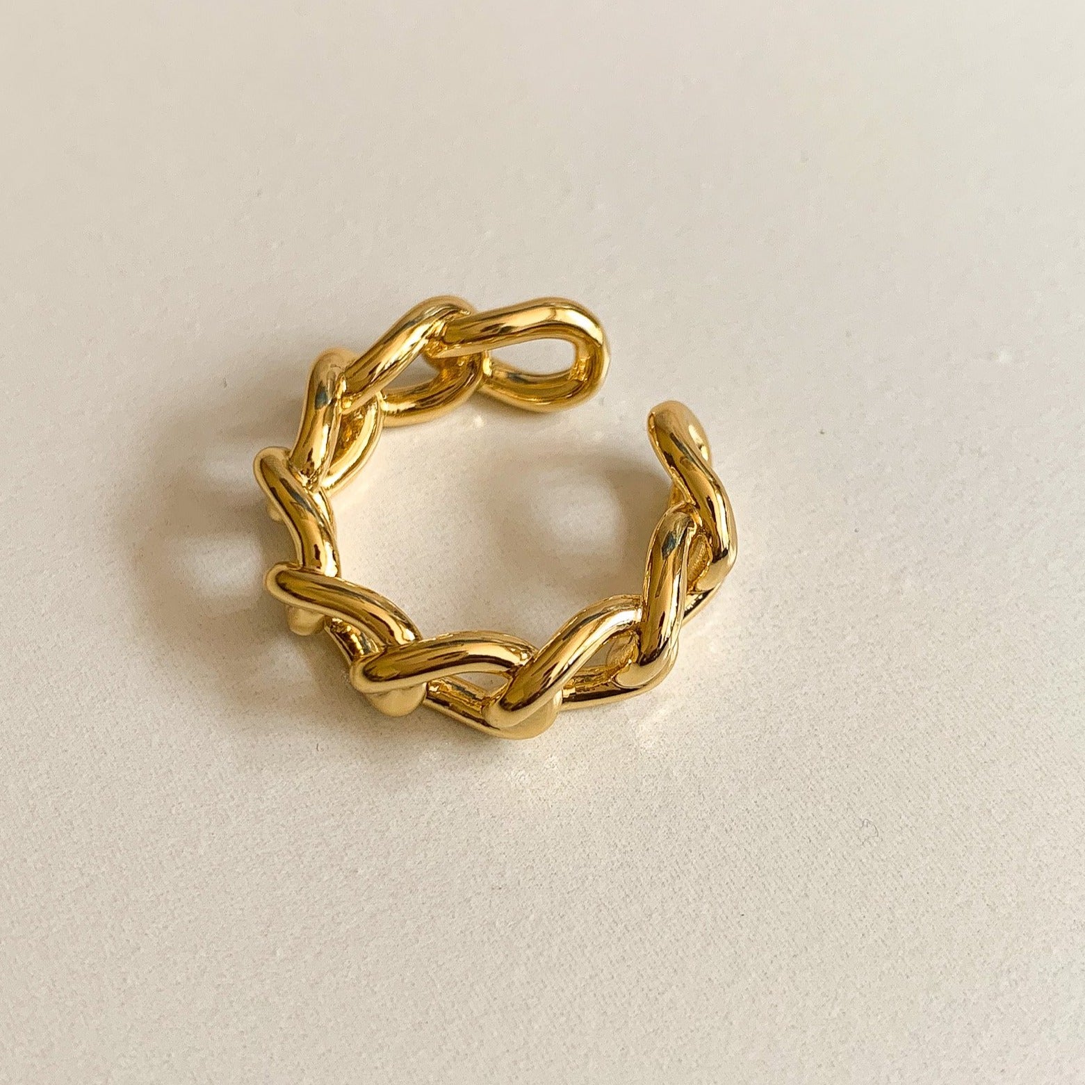 Joey Chain Ring - Gold