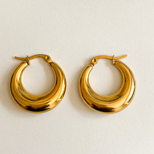 Avery Hoop Earrings - Gold