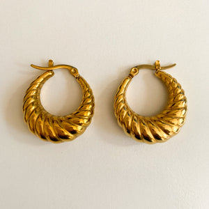 Alissa Hoop Earrings - Gold